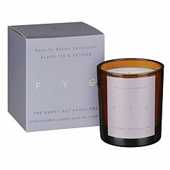 Back To Basics Black Fig & Vetiver 250g Candle