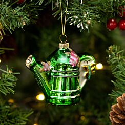 Watering Can Glass Tree Decoration