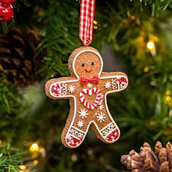 Assorted Gingerbread Man Resin Tree Decoration