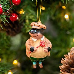 Wind In The Willows Mole Resin Tree Decoration
