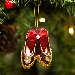 Assorted Ballet Shoes Resin Tree Decoration