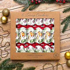 Robin Set of 6 Luxury Christmas Crackers