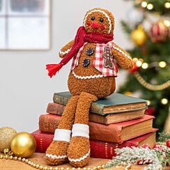 Fabric Gingerbread Man Shelf Sitter