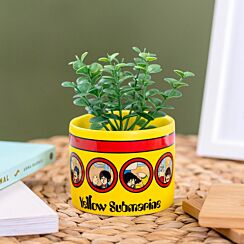 Yellow Submarine 6.5cm Plant Pot