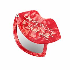 Small Talk ‘Running On Lippy’ Compact Mirror