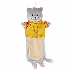 Cat In Jumper Slim Hot Water Bottle