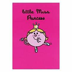 Pink Little Miss Princess Greetings Card