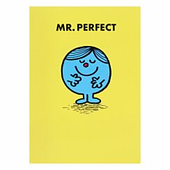 Yellow Mr Perfect Greetings Card