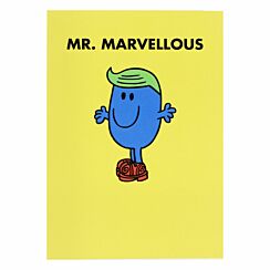 Yellow Mr Marvellous Greetings Card