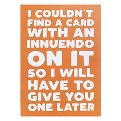 Pickled Prints ‘Innuendo’ Greetings Card