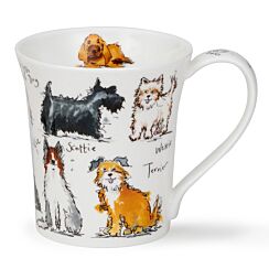 Messy Dogs Jura Shape Mug