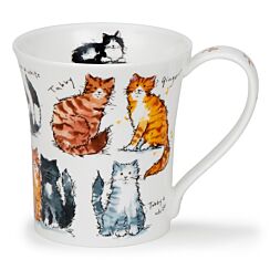 Messy Cats Jura Shape Mug