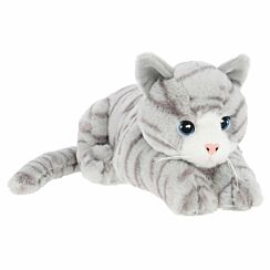 Keeleco Kittens Grey Cat 22cm Soft Toy