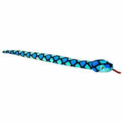 Keeleco Blue Snake 100cm Soft Toy