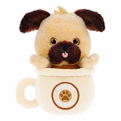 Puppachino Cookie The Brown Dog 16cm Soft Toy