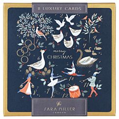 12 Days of Christmas Box of 8 Luxury Christmas Cards