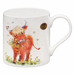 Highland Cow Fine China Mug