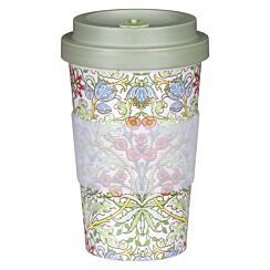 Olive Floral Travel Mug