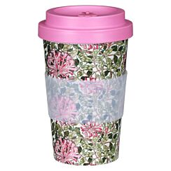 Pink Honeysuckle Travel Mug