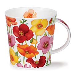 Floral Fiesta Poppy Lomond Shape Mug