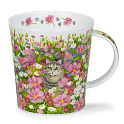 Garden Cats Tabby Lomond Shape Mug