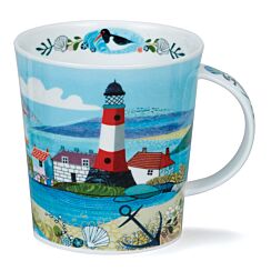 High Tide Lighthouse Lomond Shape Mug