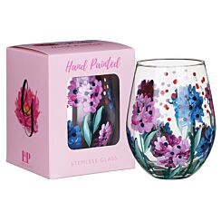 Hydrangea Stemless Glass