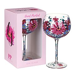 Pink Gerbera Gin Glass