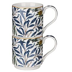 Willow Bough Set of 2 Stacking Mugs