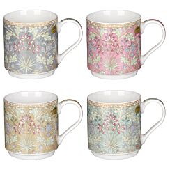 Hyacinth Set of 4 Stacking Mugs