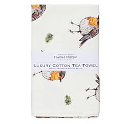 ‘Robins’ Tea Towel