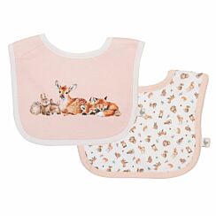 Little Forest Set of Two Baby Bibs