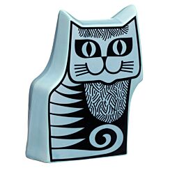 Hornsea Cat Teal Moneybox Boxed