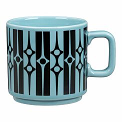 Hornsea Geo Teal Mug