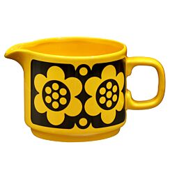 Hornsea Geo Flower Yellow Jug