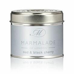Oud & Black Cherry 210g Tin Soy Candle