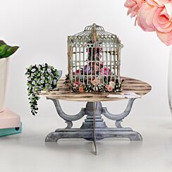 “The Bird Table” 3D Greetings Card