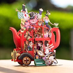“Alice’s Teapot” 3D Greetings Card