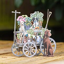 ‘The Goat Cart’ 3D Greetings Card