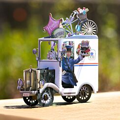 “USA Post Van” 3D Birthday Card