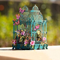 “Tropical Cage” 3D Birthday Card