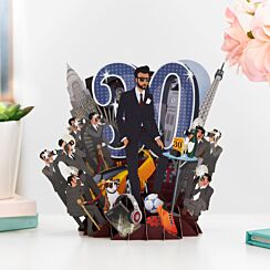 “30 Today” Male 3D Birthday Card