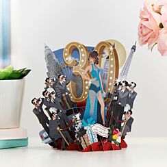 “30 Today” Female 3D Birthday Card