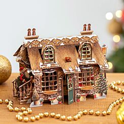 Cosy Cottage 3D Christmas Card