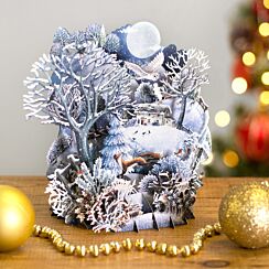 Silent Night 3D Greetings Card