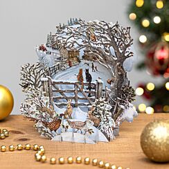 ‘Let It Snow’ 3D Greetings Card