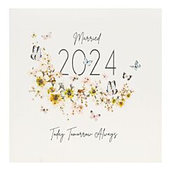 ‘Married 2024’ Wedding Card