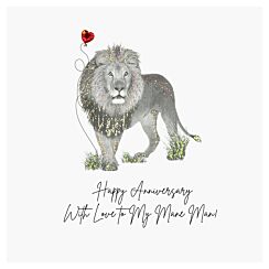 My Mane Man Luxury Anniversary Card