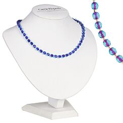 Blue & Pink Filaments Full Necklace