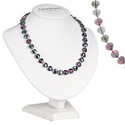 Spectrum Shine Hearts Full Necklace